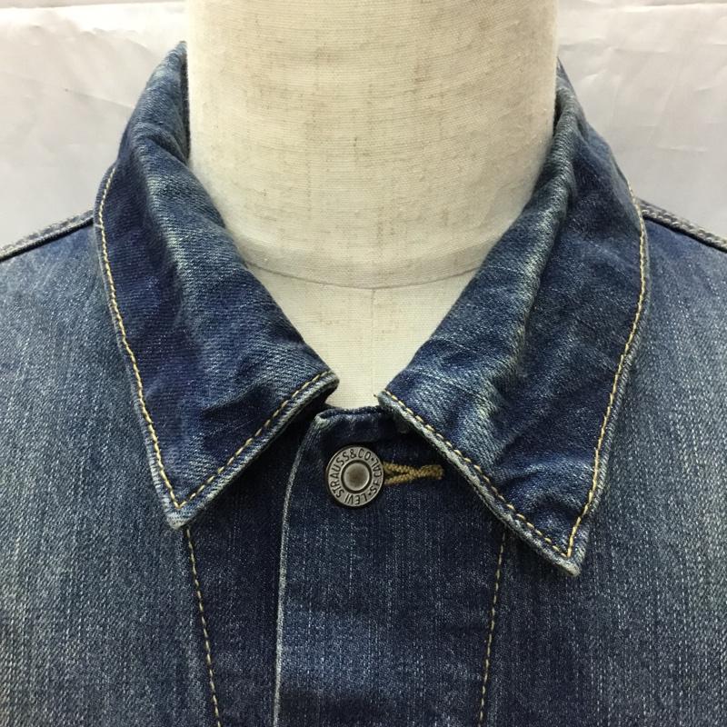 リーバイストラウスアンドコー Levi Strauss & co. ジャケット、上着 ジャケット、ブレザー デニムジャケット カラージャケット 長袖ジャケット Gジャン XL 無地 インディゴ / インディゴ /  メンズ USED 古着 中古 10112481