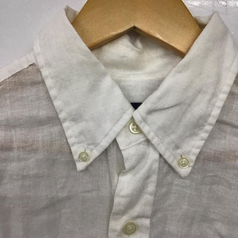 ラルフローレン RALPHLAUREN シャツ、ブラウス 長袖 長袖シャツ 無地シャツ カラーシャツ ボタンダウンシャツ M ロゴ、文字 水色 / ライトブルー /  メンズ USED 古着 中古 10137971