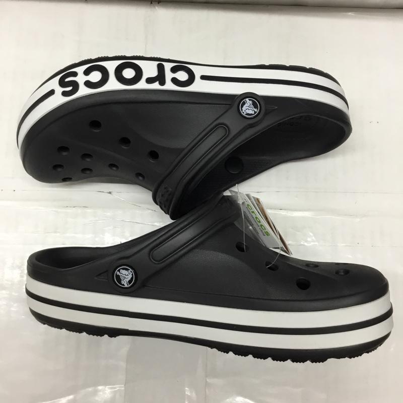 クロックス crocs サンダル サンダル 205089-066 Bayaband Clog バヤバンド クロッグ 25cm 25.0cm ロゴ、文字 黒 / ブラック / X 白 / ホワイト /  メンズ USED 古着 中古 10111540