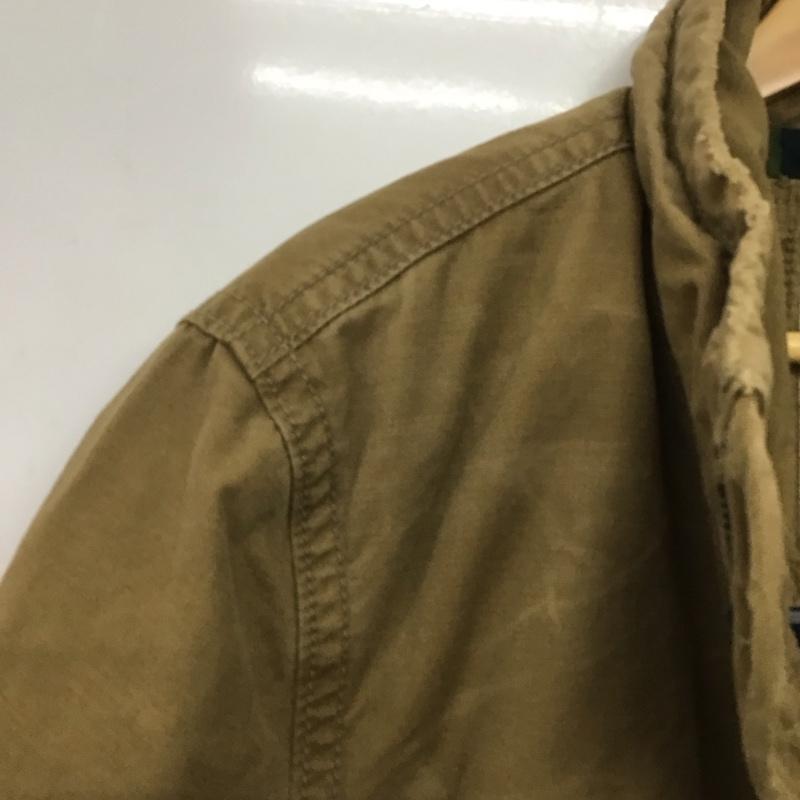 アメリカンイーグルアウトフィッターズ AMERICANEAGLEOUTFITTERS ジャケット、上着 ジャケット、ブレザー ジップアップジャケット アウター ミリタリージャケット L 無地 茶 / ブラウン /  メンズ USED 古着 中古 10141485