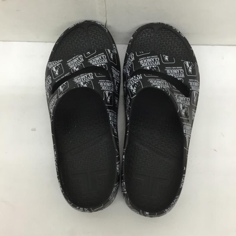 テリック TELIC サンダル サンダル HYSTERIC GLAMOUR ヒステリックグラマー L ロゴ、文字 黒 / ブラック /  メンズ USED 古着 中古 10134254