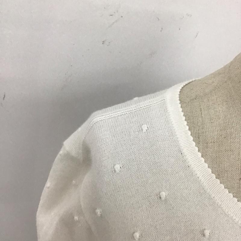 ポロラルフローレン POLO RALPH LAUREN カーディガン 長袖 313736652001 クルーネック キッズ 12-14 L ワンポイント 白 / ホワイト /  ガールズ USED 古着 中古 10120358