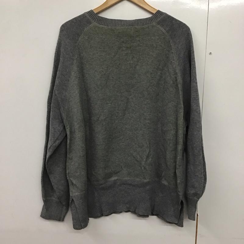 チャオパニックティピー CIAOPANIC TYPY ニット、セーター 長袖 ONE SIZE ロゴ、文字 灰 / グレー /  レディース USED 古着 中古 10142892