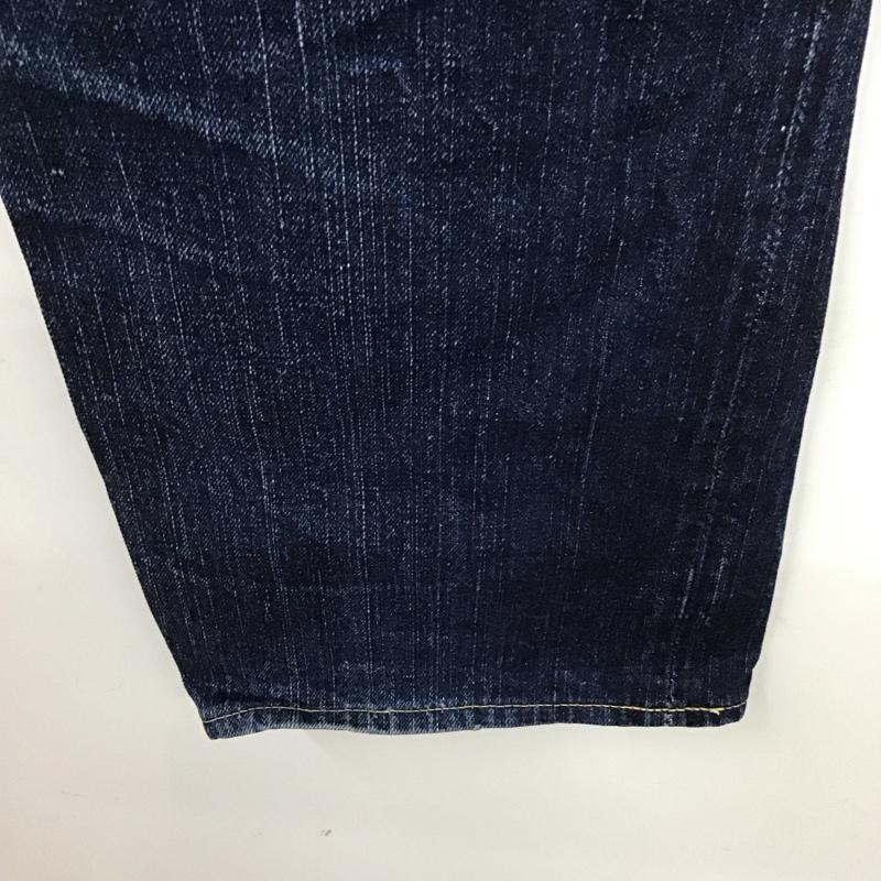 フラットヘッド The Flat Head パンツ デニム、ジーンズ デニムパンツ ストレートパンツ ワイドパンツ カジュアルパンツ 33インチ 無地 インディゴ / インディゴ /  メンズ USED 古着 中古 10114176
