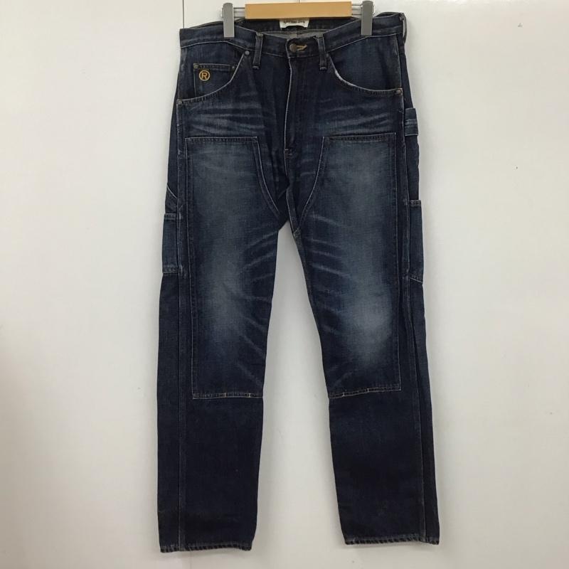 アベイシングエイプ A BATHING APE パンツ デニム、ジーンズ デニムパンツ ストレートパンツ ワイドパンツ カジュアルパンツ M 無地 インディゴ / インディゴ /  メンズ USED 古着 中古 10109788