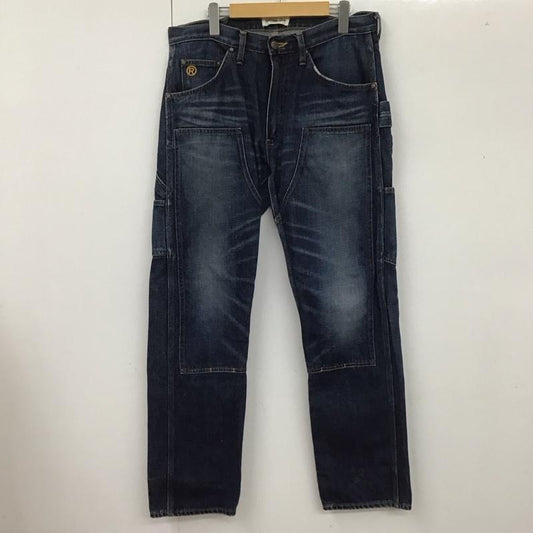 アベイシングエイプ A BATHING APE パンツ デニム、ジーンズ デニムパンツ ストレートパンツ ワイドパンツ カジュアルパンツ M 無地 インディゴ / インディゴ /  メンズ USED 古着 中古 10109788