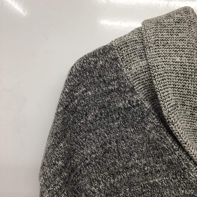 ポロラルフローレン POLO RALPH LAUREN カーディガン 長袖 長袖カーディガン 前ボタン ニットカーディガン L 無地 灰 / グレー /  メンズ USED 古着 中古 10144486