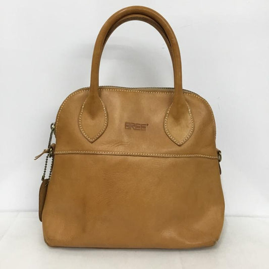 ブリー BREE ハンドバッグ ハンドバッグ Classic レザー ロゴ、文字 茶 / ブラウン /  レディース USED 古着 中古 10145870