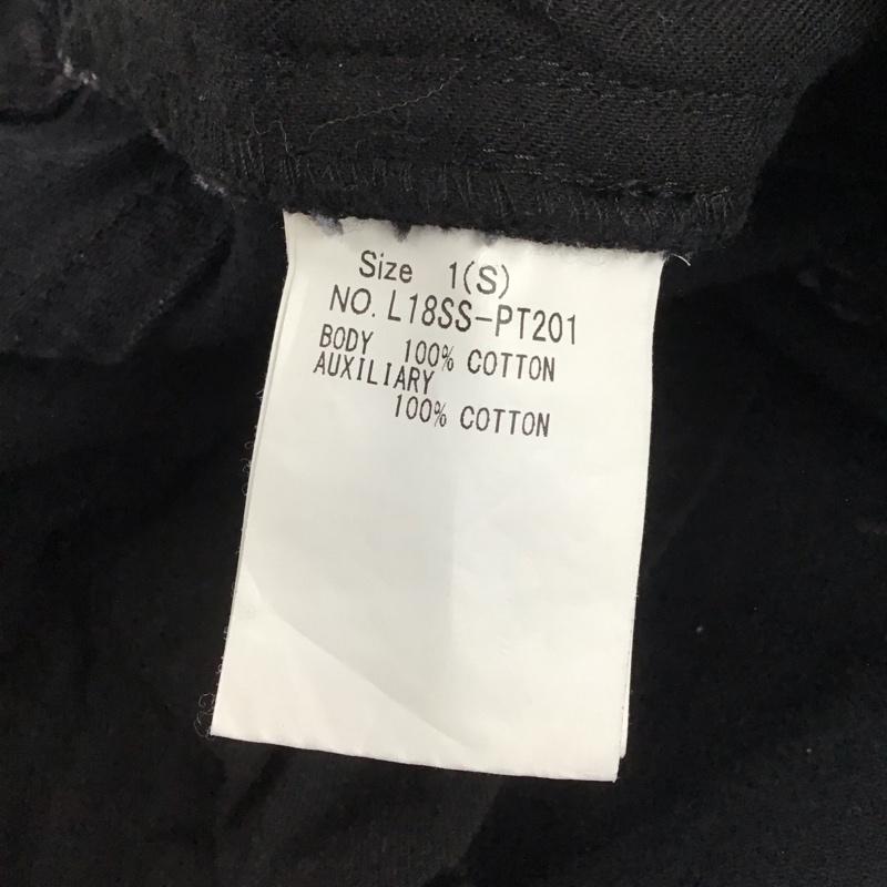 リルリリー lilLilly パンツ デニム、ジーンズ L18SS-PT201 ストレッチ S ダメージ加工 黒 / ブラック /  レディース USED 古着 中古 10117238