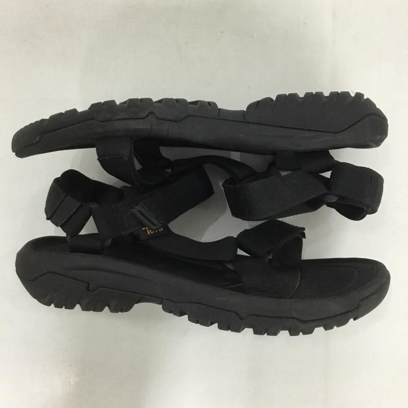 テバ Teva サンダル サンダル 1019235 HURRICANE XLT2 24cm 24.0cm ロゴ、文字 黒 / ブラック /  レディース USED 古着 中古 10124367