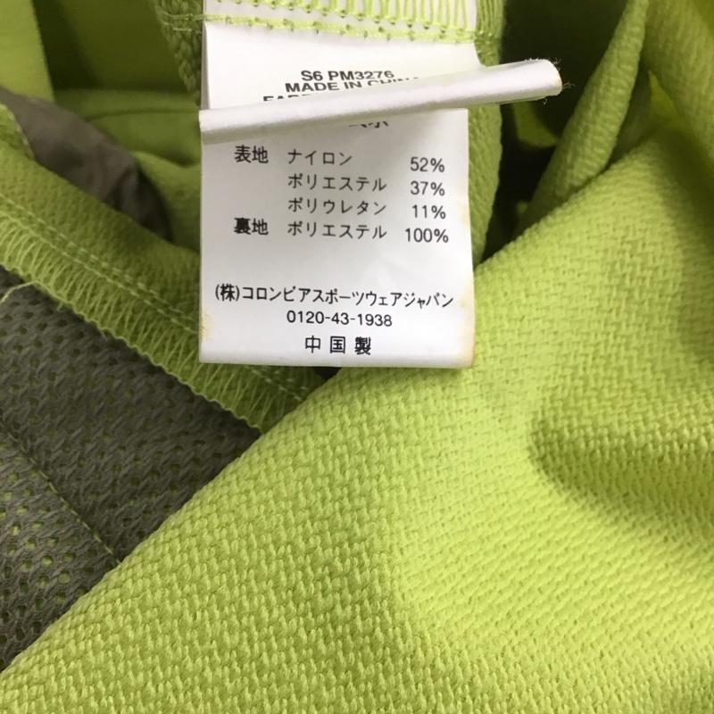 コロンビア Columbia ジャケット、上着 ジャケット、ブレザー s6 pm3276 マウンテンパーカー ジャケット アウター L ロゴ、文字 緑 / グリーン /  メンズ USED 古着 中古 10143178
