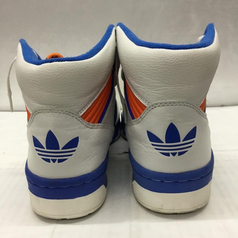 アディダス adidas スニーカー スニーカー F34139 RIVALRY HI 28cm 28.0cm ロゴ、文字 白 / ホワイト / X 青 / ブルー / X 橙 / オレンジ /  メンズ USED 古着 中古 10119898