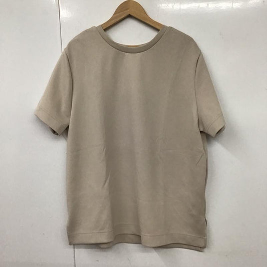 ムルーア MURUA カットソー 半袖 012141001201 スリットルーズスウェット FREE 無地 ベージュ / ベージュ /  レディース USED 古着 中古 10130977