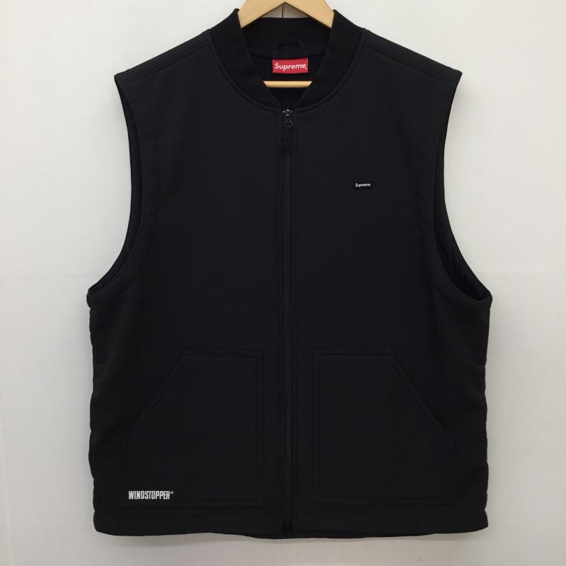 シュプリーム Supreme ベスト ベスト WINDSTOPPER Work Vest XL ロゴ、文字 黒 / ブラック /  メンズ USED 古着 中古 10143908
