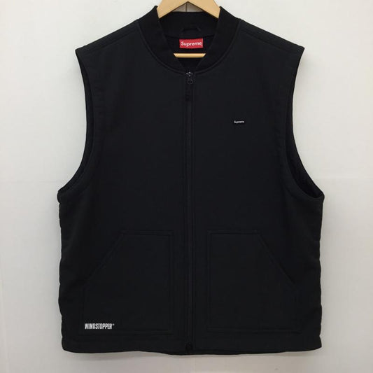 シュプリーム Supreme ベスト ベスト WINDSTOPPER Work Vest XL ロゴ、文字 黒 / ブラック /  メンズ USED 古着 中古 10143908