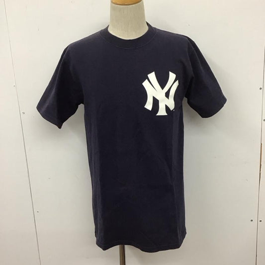 マジェスティック MAJESTIC Tシャツ 半袖 半袖カットソー プリントTシャツ クルーネックカットソー M プリント 紺 / ネイビー /  メンズ USED 古着 中古 10111152