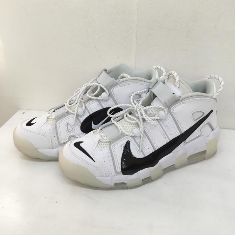 ナイキ NIKE スニーカー スニーカー AIR MORE UPTEMPO 96 COPY PASTE エア モアアップテンポ 96 コピー ＆ ペースト DQ5014-100 27.5cm ロゴ、文字 白 / ホワイト / X 黒 / ブラック /  メンズ USED 古着 中古 10106049