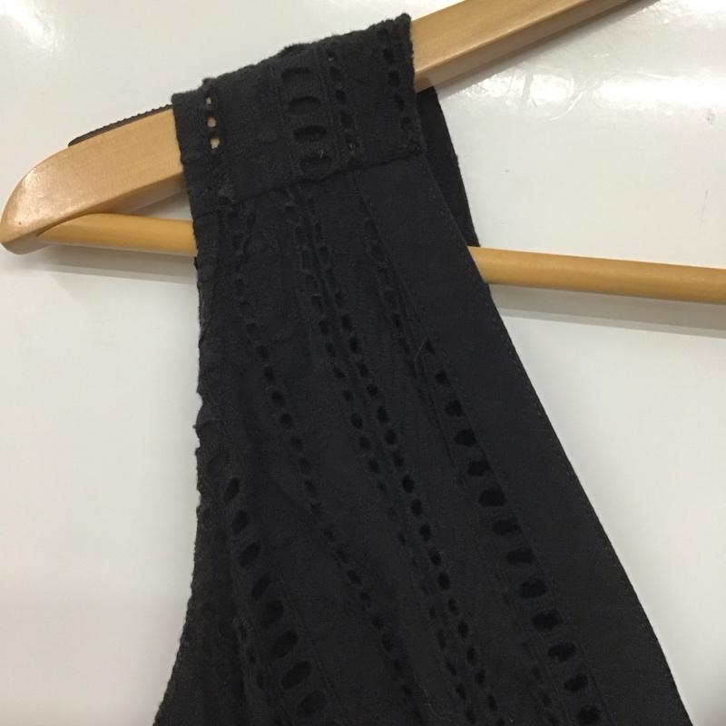ココ ディール COCO DEAL ワンピース ロングスカート 79515518 19AW コットンレースノースリワンピース ロングワンピース 2 総柄 黒 / ブラック /  レディース USED 古着 中古 10146116