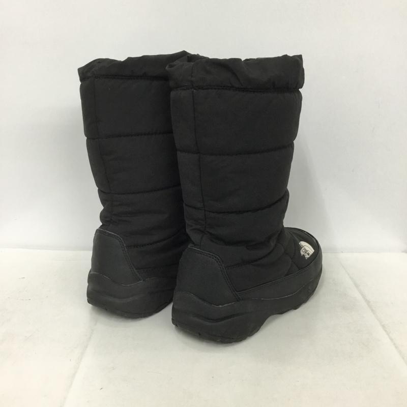 ザノースフェイス THE NORTH FACE シューズ シューズ NFJ51986 ヌプシ ブーツ スノーブーツ アウトドア K Nuptse Bootie Wide キッズ 20cm 20.0cm ロゴ、文字 黒 / ブラック /  ボーイズ USED 古着 中古 10138007