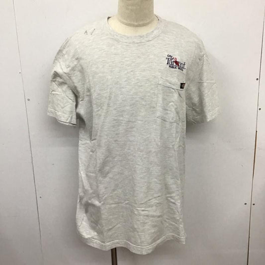ディッキーズ Dickies Tシャツ 半袖 半袖カットソー プリントTシャツ クルーネックカットソー XL ロゴ、文字 灰 / グレー /  メンズ USED 古着 中古 10127633
