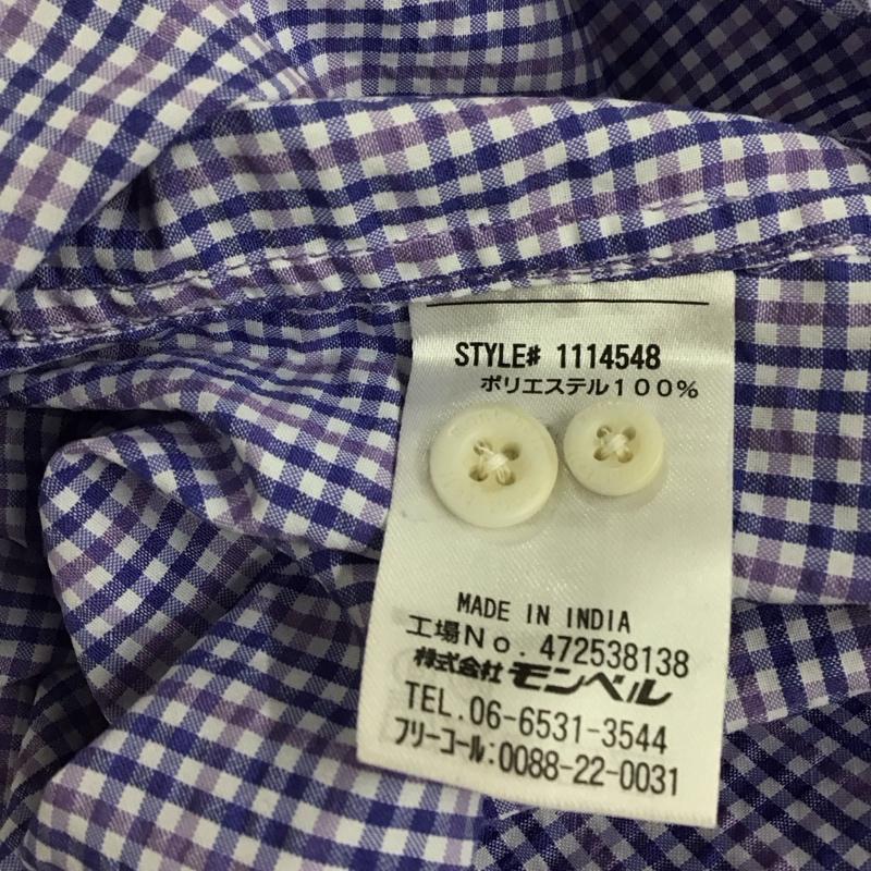 モンベル mont-bell シャツ、ブラウス 長袖 ボタンダウンシャツ M チェック マルチカラー / マルチカラー /  レディース USED 古着 中古 10121166