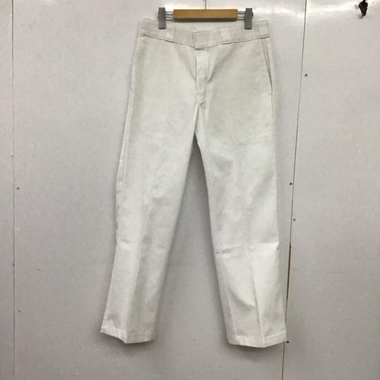 ディッキーズ Dickies パンツ ワークパンツ、ペインターパンツ 33インチ 無地 白 / ホワイト /  メンズ USED 古着 中古 10150660