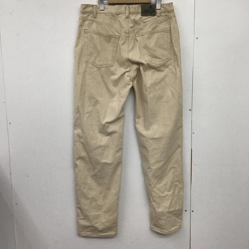 リーバイストラウスアンドコー Levi Strauss & co. パンツ デニム、ジーンズ デニムパンツ ワイドパンツ カジュアルパンツ ストレッチパンツ 36インチ ロゴ、文字 ベージュ / ベージュ /  メンズ USED 古着 中古 10149295