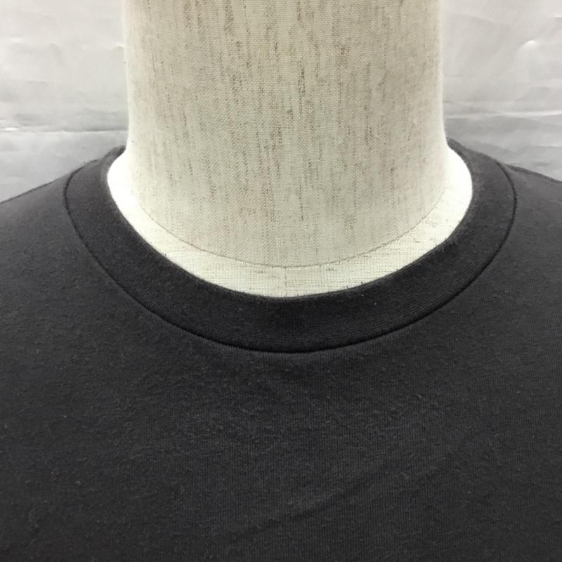 ザノースフェイス THE NORTH FACE カットソー 長袖 NT34015X EARTHLOGOLSTEE アースロゴロングスリーブTシャツ 長袖カットソー プリントTシャツ XL ロゴ、文字 黒 / ブラック /  メンズ USED 古着 中古 10116689