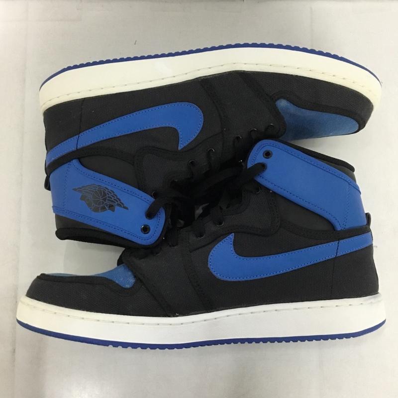 ナイキ NIKE スニーカー スニーカー 638471 007 AIR JORDAN 1 KO HIGH OG キャンバス地 28.5cm 28.5cm ロゴ、文字 黒 / ブラック / X 青 / ブルー /  メンズ USED 古着 中古 10146037