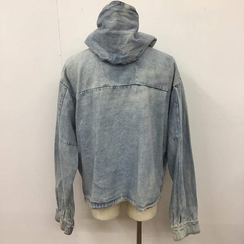 ミニマル mnml ジャケット、上着 ジャケット、ブレザー デニムジャケット パーカージャケット 長袖ジャケット ブルゾン XL 無地 インディゴ / インディゴ /  メンズ USED 古着 中古 10114700