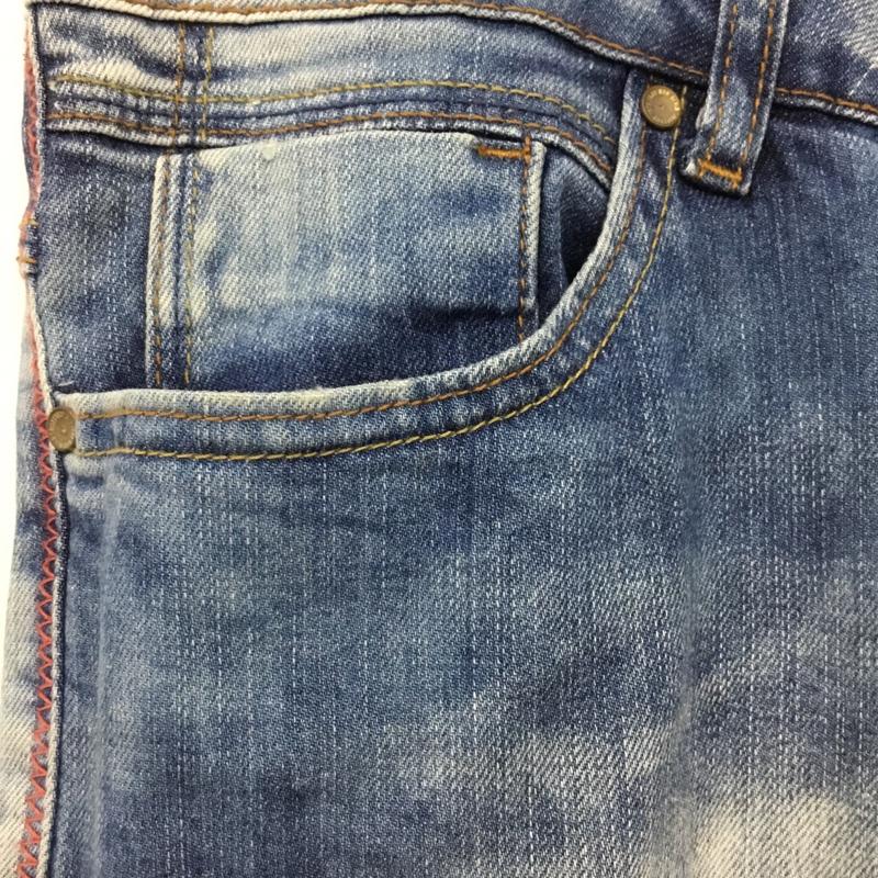ザラメン ZARA MAN パンツ デニム、ジーンズ デニムパンツ スリムパンツ ストレッチパンツ ジーンズ 44 無地 インディゴ / インディゴ /  メンズ USED 古着 中古 10115009