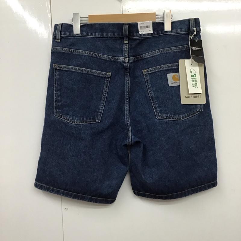 カーハート Carhartt パンツ ショートパンツ デニムショートパンツ 32インチ 無地 インディゴ / インディゴ /  メンズ USED 古着 中古 10117181