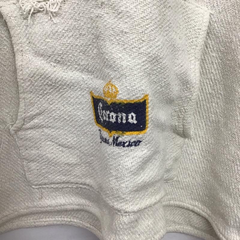 古着 USED パーカー 長袖 メキシカンパーカー Vネック 長袖パーカー 古着 プリント アイボリー / アイボリー /  メンズ USED 古着 中古 10145345