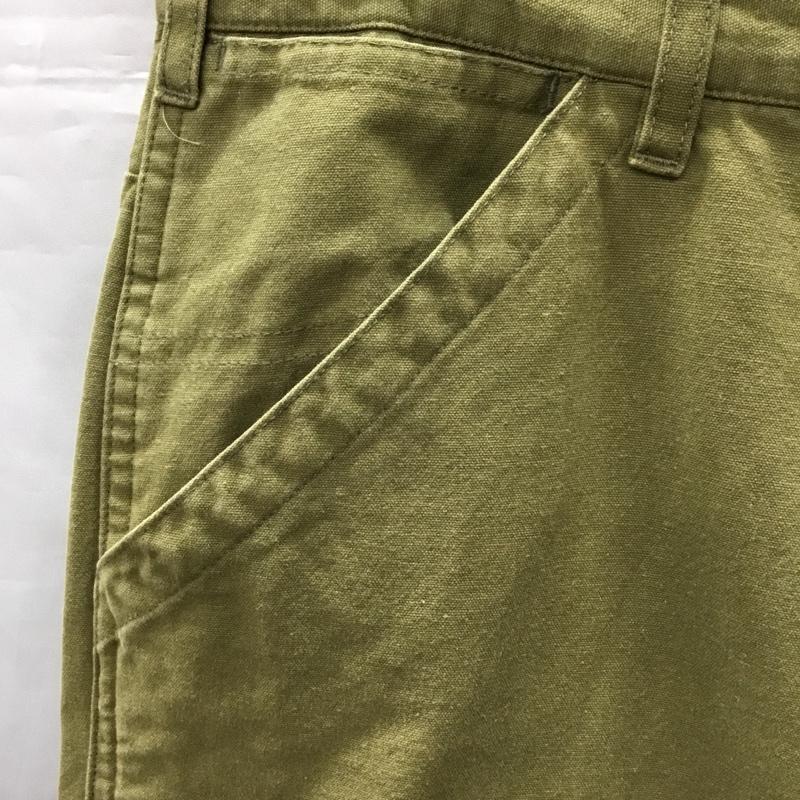 アイテムズ アーバンリサーチ ITEMS URBAN RESEARCH パンツ ワークパンツ、ペインターパンツ it25-14a024 ワイドパンツ ワークパンツ カーゴパンツ M 無地 カーキ / カーキ /  メンズ USED 古着 中古 10120128