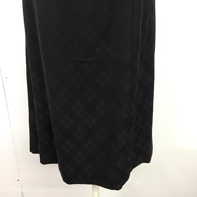 バーバリーロンドン Burberry London ワンピース ひざ丈スカート FM045-079-09 ウール ノースリーブ 40 チェック 黒 / ブラック /  レディース USED 古着 中古 10112962