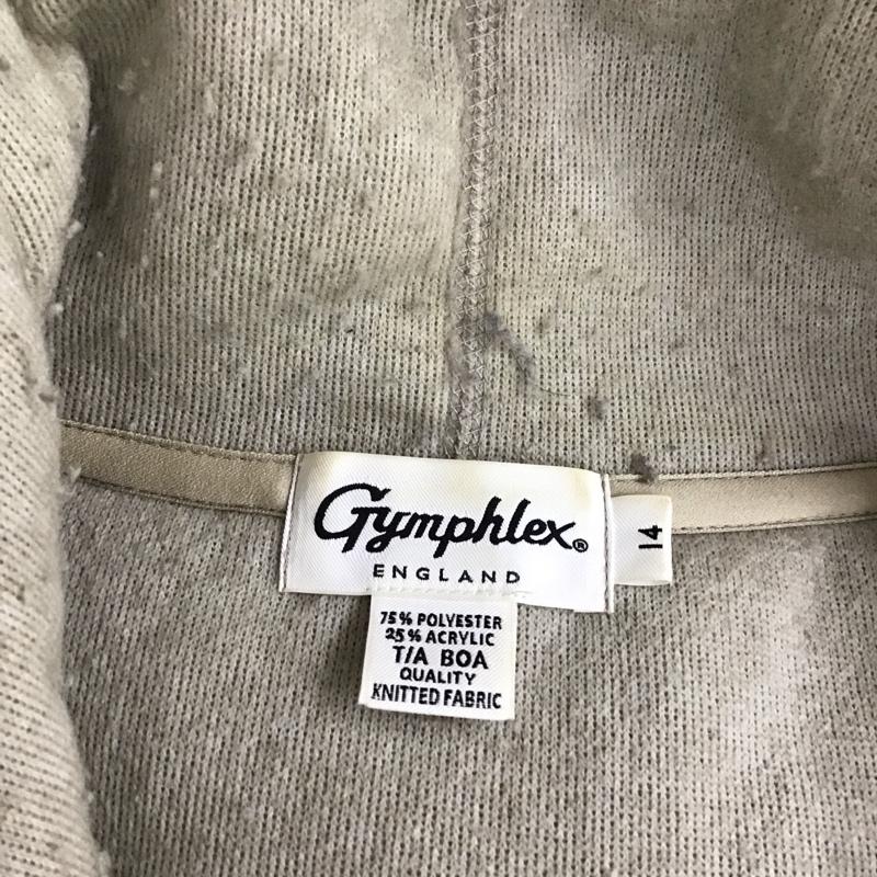 ジムフレックス GYMPHLEX ベスト ベスト ノースリーブベスト フリースベスト 前開きベスト ロゴ、文字 ベージュ / ベージュ /  レディース USED 古着 中古 10119067
