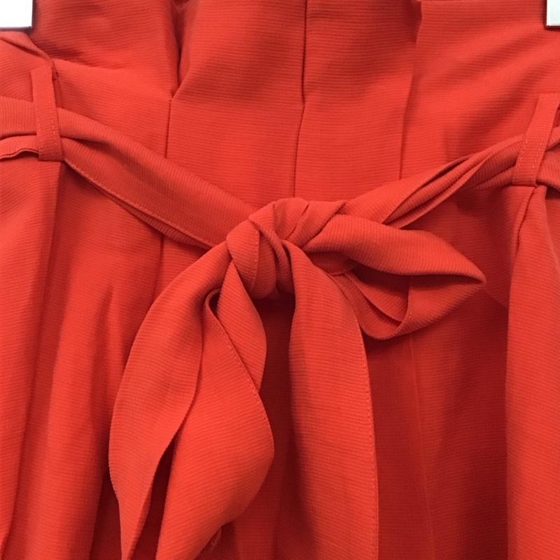 ザラ ZARA スカート ひざ丈スカート 1971/063/679 M 無地 橙 / オレンジ /  レディース USED 古着 中古 10131693