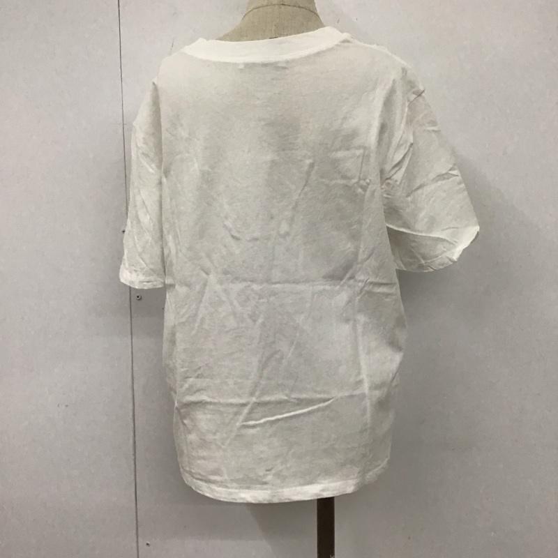 ザラ ZARA カットソー 半袖 7901 480 250 ニット切替 M 無地 白 / ホワイト /  レディース USED 古着 中古 10106996