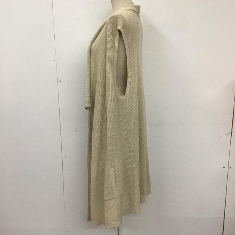 バナナリパブリック BANANA REPUBLIC ベスト ベスト ジレ ロング丈 XS 無地 ベージュ / ベージュ /  レディース USED 古着 中古 10115420