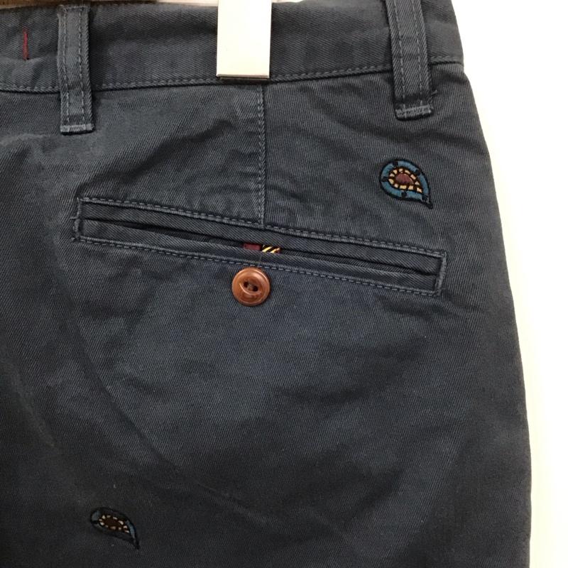 ブルックスブラザーズ BROOKS BROTHERS パンツ チノパン 86969-026 刺繍 Ｗ31 L32 31インチ 総柄 紺 / ネイビー /  メンズ USED 古着 中古 10111213