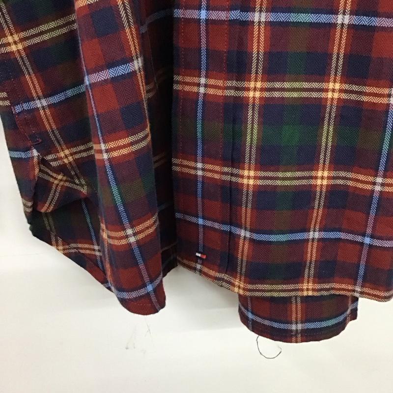 トミーヒルフィガー TOMMY HILFIGER シャツ、ブラウス 長袖 長袖シャツ チェックシャツ カラーシャツ ボタンダウンシャツ M チェック マルチカラー / マルチカラー /  メンズ USED 古着 中古 10138203