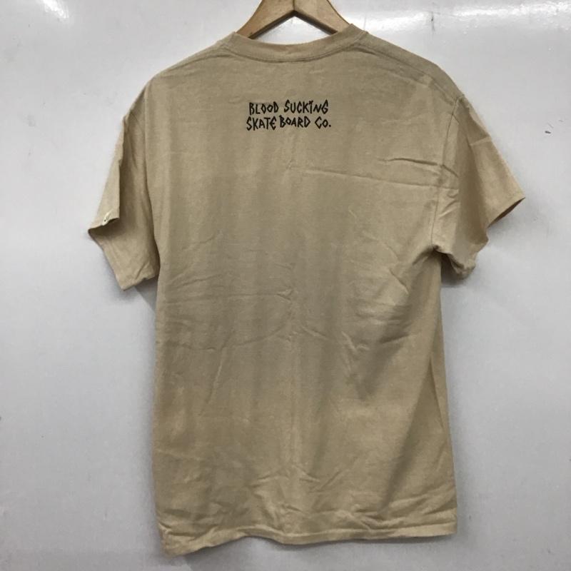 トイ マシーン TOY MACHINE Tシャツ 半袖 半袖カットソー プリントTシャツ クルーネックカットソー M プリント ベージュ / ベージュ /  メンズ USED 古着 中古 10135977