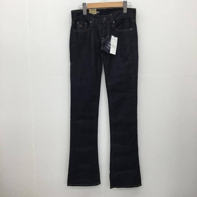 ローレンラルフローレン LAUREN RALPH LAUREN パンツ デニム、ジーンズ 26インチ ロゴ、文字 インディゴ / インディゴ /  レディース USED 古着 中古 10134151