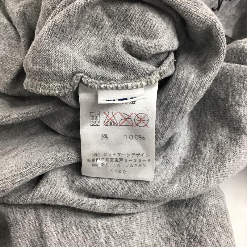 ショーナンボー Shonanbo Tシャツ 半袖 半袖カットソー 無地Tシャツ ヘンリーネックカットソー XL プリント 灰 / グレー /  メンズ USED 古着 中古 10136092