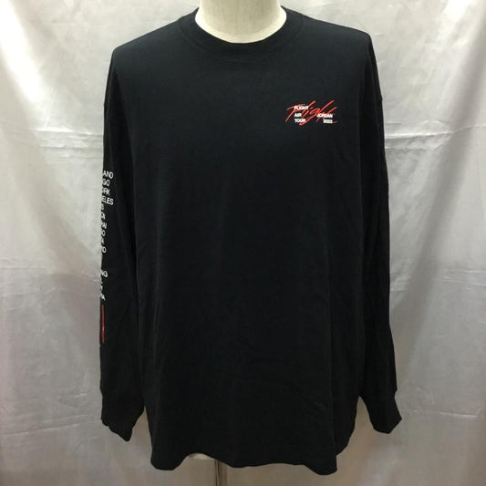 エアジョーダン AIR JORDAN カットソー 長袖 dm0847-010 長袖カットソー クルーネックカットソー スポーツウェア XXL ロゴ、文字 黒 / ブラック /  メンズ USED 古着 中古 10114110