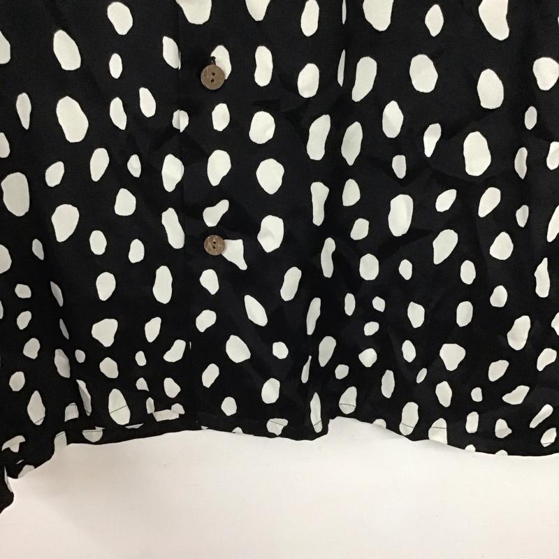 ギルティーパーティーズ GUILTYPARTIES シャツ、ブラウス 半袖 半袖シャツ プリントシャツ ポケットシャツ M プリント 白 / ホワイト / X 黒 / ブラック /  メンズ USED 古着 中古 10146796