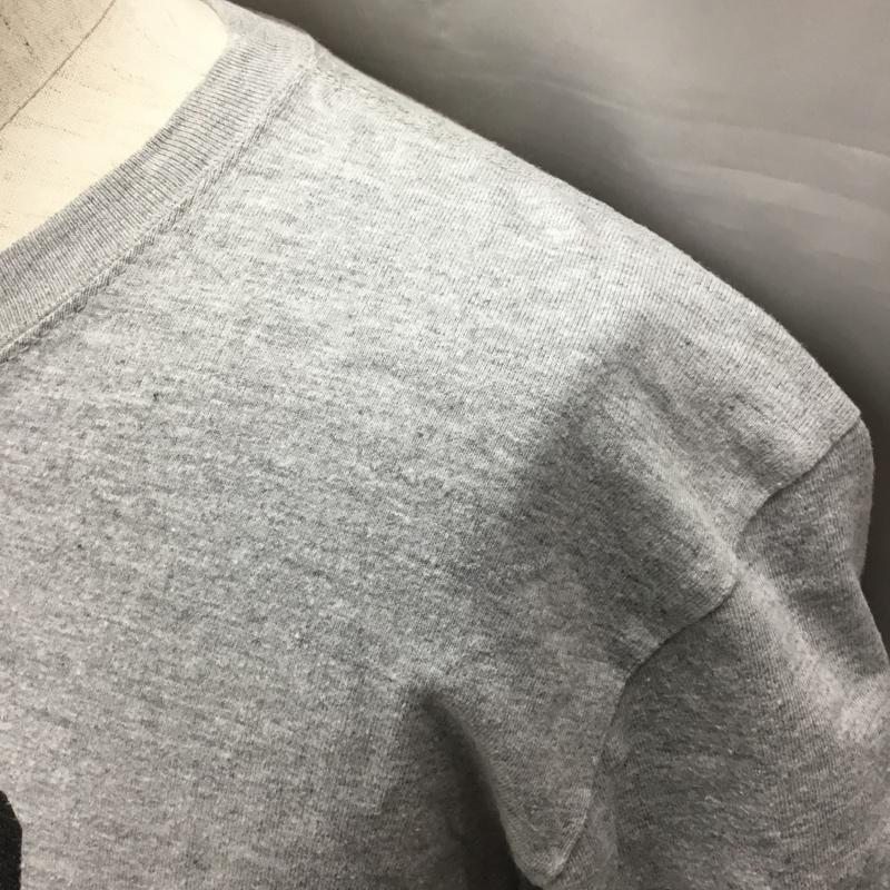 サンタスティック SANTASTIC! Tシャツ 半袖 半袖カットソー プリントTシャツ クルーネックカットソー M プリント 灰 / グレー /  メンズ USED 古着 中古 10122913