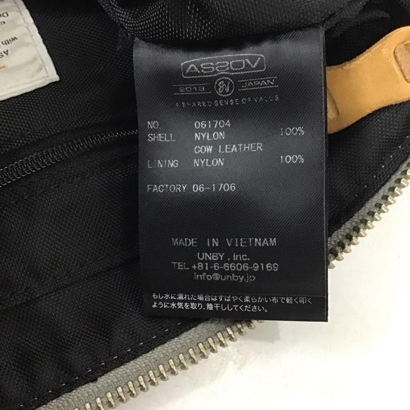 古着 USED ショルダーバッグ ショルダーバッグ サコッシュ AS2OV ロゴ、文字 灰 / グレー /  メンズ USED 古着 中古 10132506