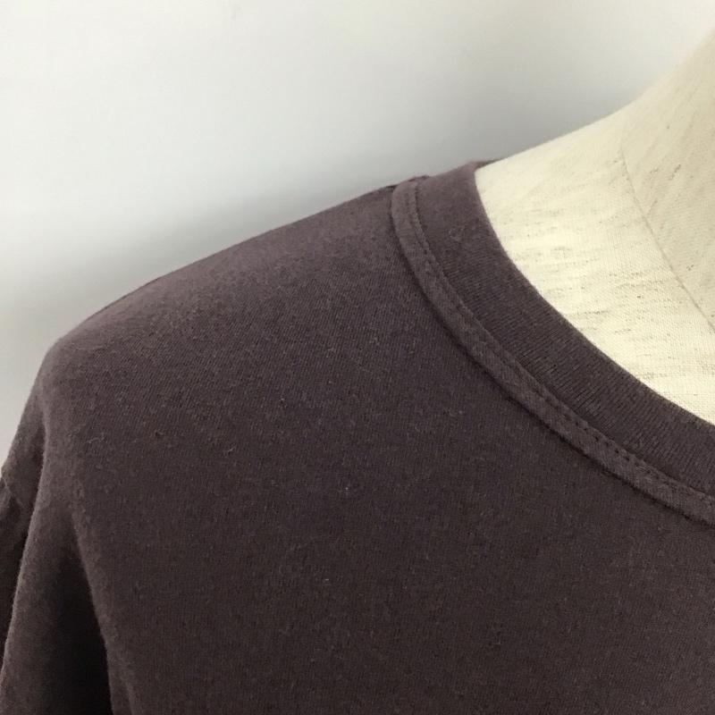 アンダーカバー UNDERCOVER Tシャツ 七分袖 UI1C4810-1 Languid TEE リンゴ 3 プリント ダークブラウン / ダークブラウン /  メンズ USED 古着 中古 10111880