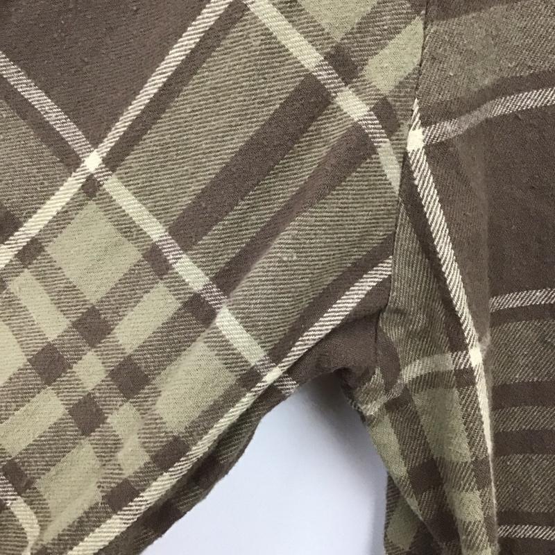 ボルコム VOLCOM シャツ、ブラウス 長袖 長袖シャツ チェックシャツ カラーシャツ XL チェック 茶 / ブラウン /  メンズ USED 古着 中古 10131511
